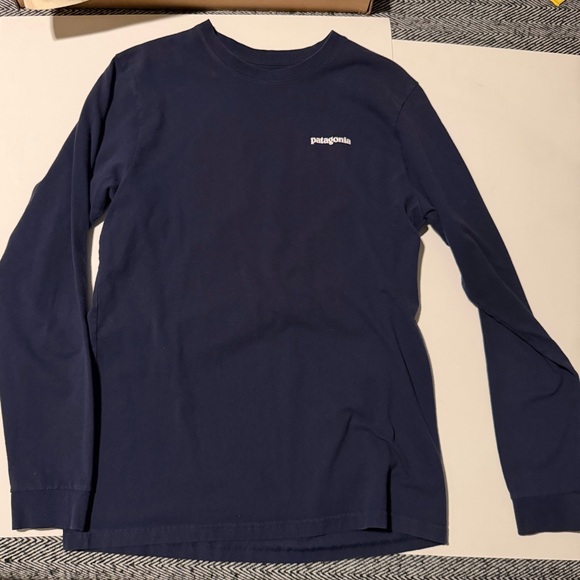 Men’s Patagonia Blue Long Sleeve Shirt size medium - Picture 5 of 5